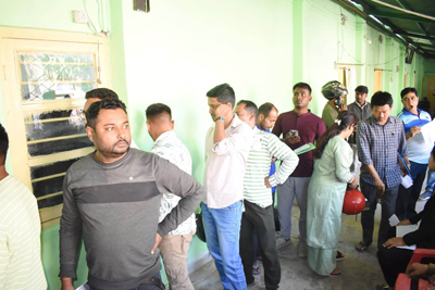 National Lok Adalat held at the District Court of Agartala on December 13.